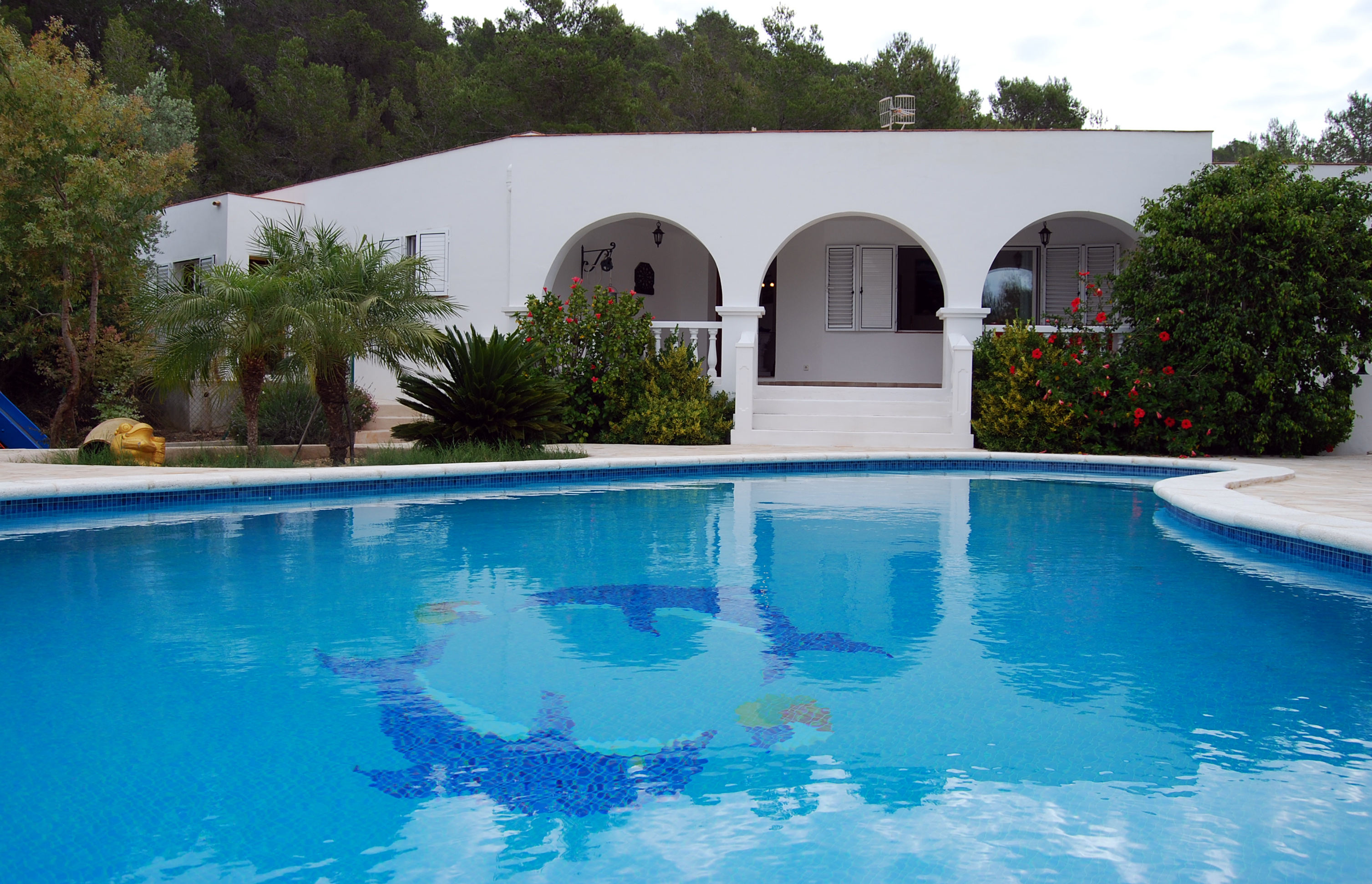 vista general casa en ibiza